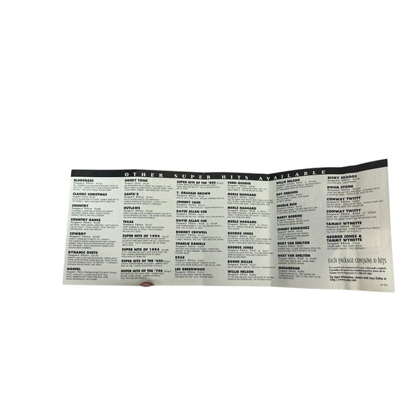 Willie Nelson Super Hits Cassette Tape 1994 Columbia Records Classic Country - Picture 7 of 7